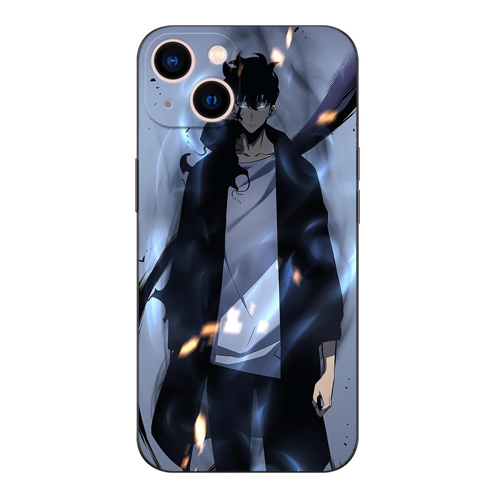 Черный чехол из ТПУ для Xiaomi Redmi 5 5plus 6 6a 7 7a 8 8a задняя крышка solo leveling Sung-Jin-Woo