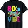 80s Vibe 1980s Fashion T-Shirt Unisex-Kids Black Short Sleeve Classic Fit Cotton Blend T-Shirt Small_1
