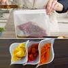 10Pcs Silicone Food Storage Bag Leakproof Reusable Stand Up Zip Shut Bag Cup Fresh Bag Food Storage Bag Fresh Wrap