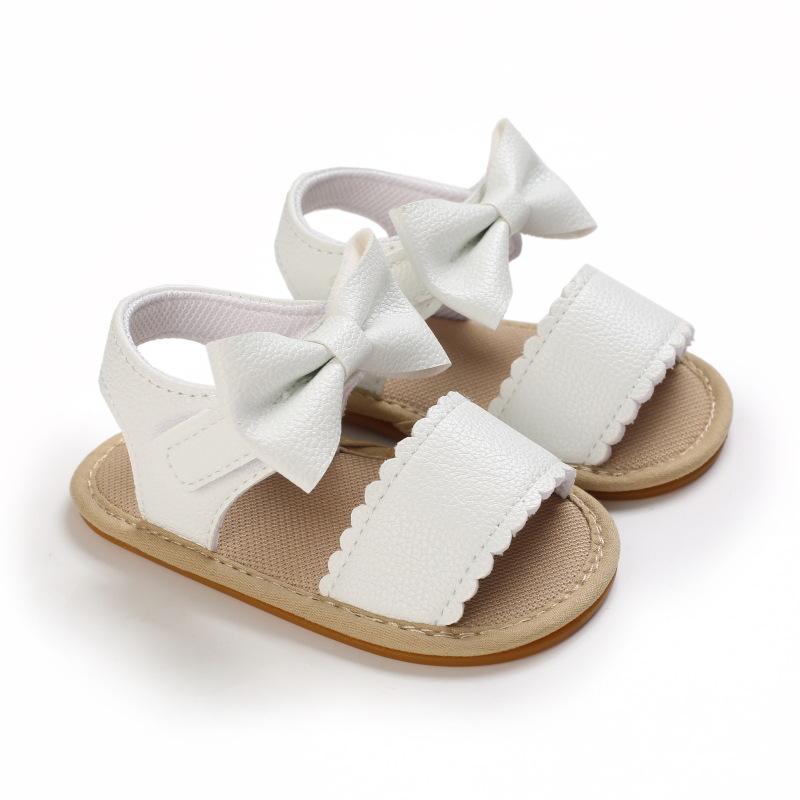 Summer Baby Sandals 0-1 Years Old Learning Footwear Soft Glue Bottom Baby Shoes Breathable Princess Shoes