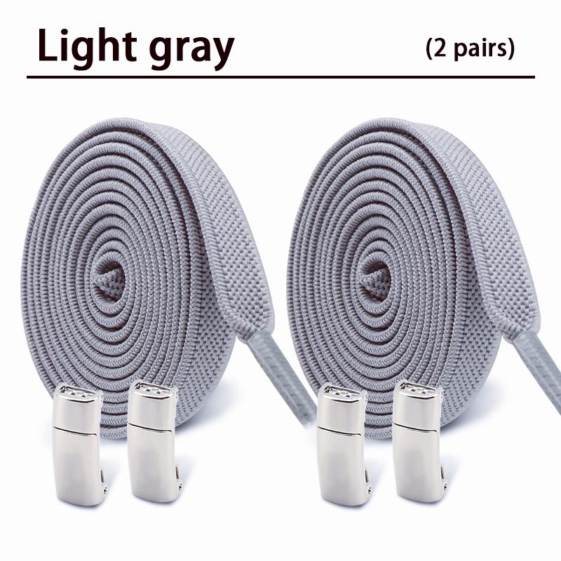 Магнитные шнурки без завязок Плоские эластичные шнурки Кроссовки Ботинки Без завязывания Шнурки Резинки для обуви Аксессуары 2 пары