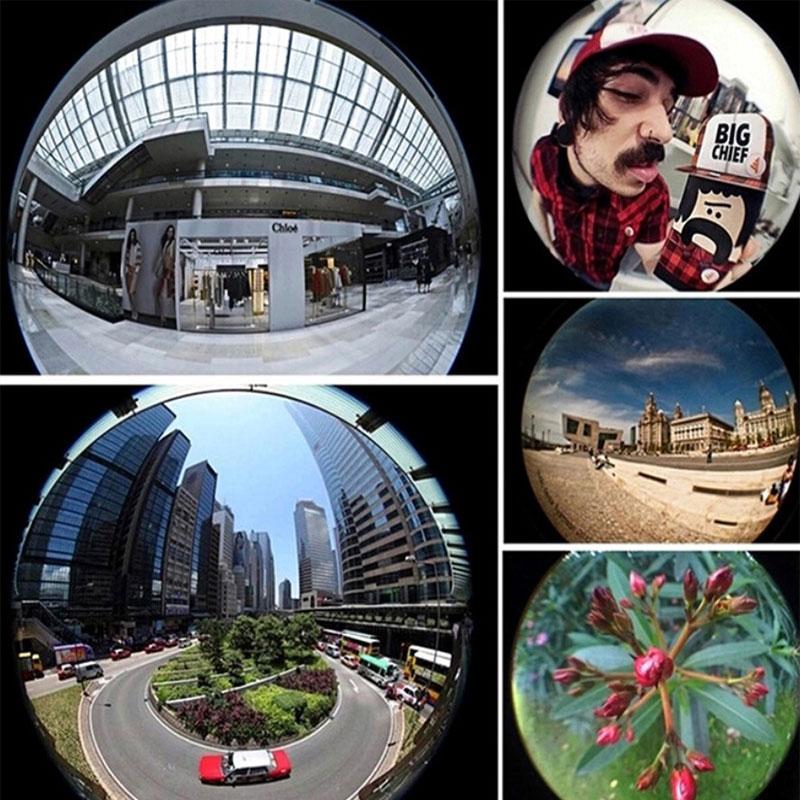 3в1 мобильный телефон «рыбий глаз» + широкоугольный + макрообъектив для универсального сотового телефона