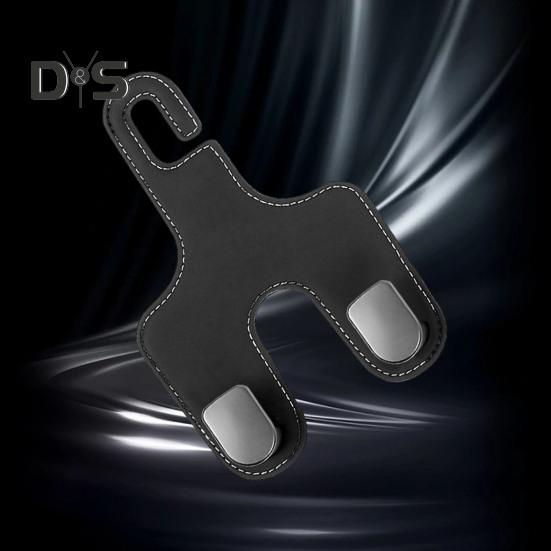 Двойные крючки на спинку автомобильного сиденья, высокая прочность, сильная несущая способность, простая установка, скрытый многофункциональный органайзер для хранения, крючок-вешалка