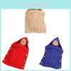 Knitted Sleeping Bag Newborn Baby Autumn Winter Button Stroller Bag Sleeping