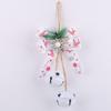 Pine Berries Metal Bowknot Bell Pleasant Sound Christmas Tree Ornament  Wedding Party Supplies