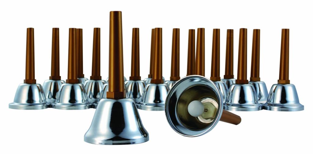Zen-On Music Bells, Silver Color, 27-Note Special Set, ZMB-S