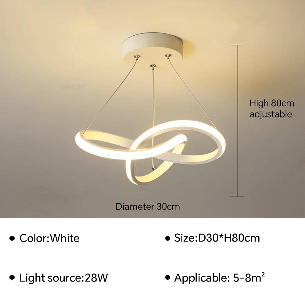 Nordic LED Pendant Light For Living Room Dining Room Hall Bedroom Hotel Hanging Lamp Indoor Home Decor Lighting Fixture Luster