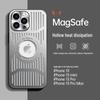 Магнитный металлический чехол для отвода тепла для iPhone 16 Pro Max, Apple 14/15 Полная защита от падений