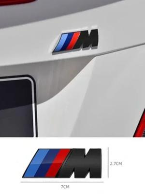 Для BMW Новая 2025 3D ABS M Логотип Наклейка на Боковую Часть Кузова Автомобиля Наклейка для Декора Заднего Багажника Аксессуар для Модификации Автомобиля Для Всех BMW M Power