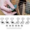 6pcs Guitar Tuning Pegs 3R 3L Semiclosed String Tuners Machine Head Professional Parts