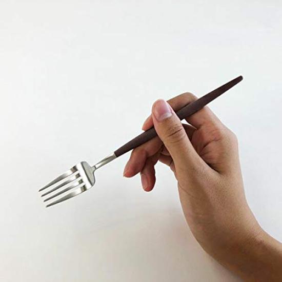 Cutipol GOA Коричневый Серебристый Десертная вилка G007B