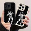 JT43 Астронавт Ракеточеловек Чехол для iPhone 17 16 Pro Max Samsung S26 S25 Ultra A17 A16 A07 A56 Xiaomi 15T Redmi Note 14 Pro Plus Мягкий ТПУ Чехол-обложка