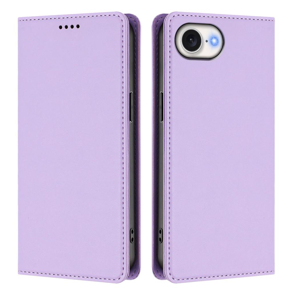 For iPhone SE (1st generation)/iPhone SE (2020)/iPhone SE (2022)/iPhone 16e Leather Wallet Case Magnetic Closure RFID Blocking Phone Cover