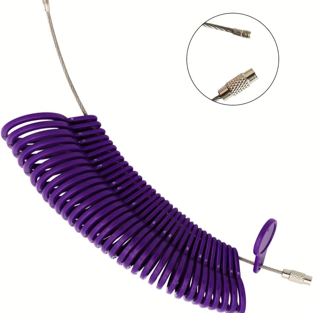 Ring Sizer 27pcs Finger Size Gauge Jewelry Measuring Tool Set Rings Making Tools Of US Size 1-13 With Half Size And UK Size A-Z