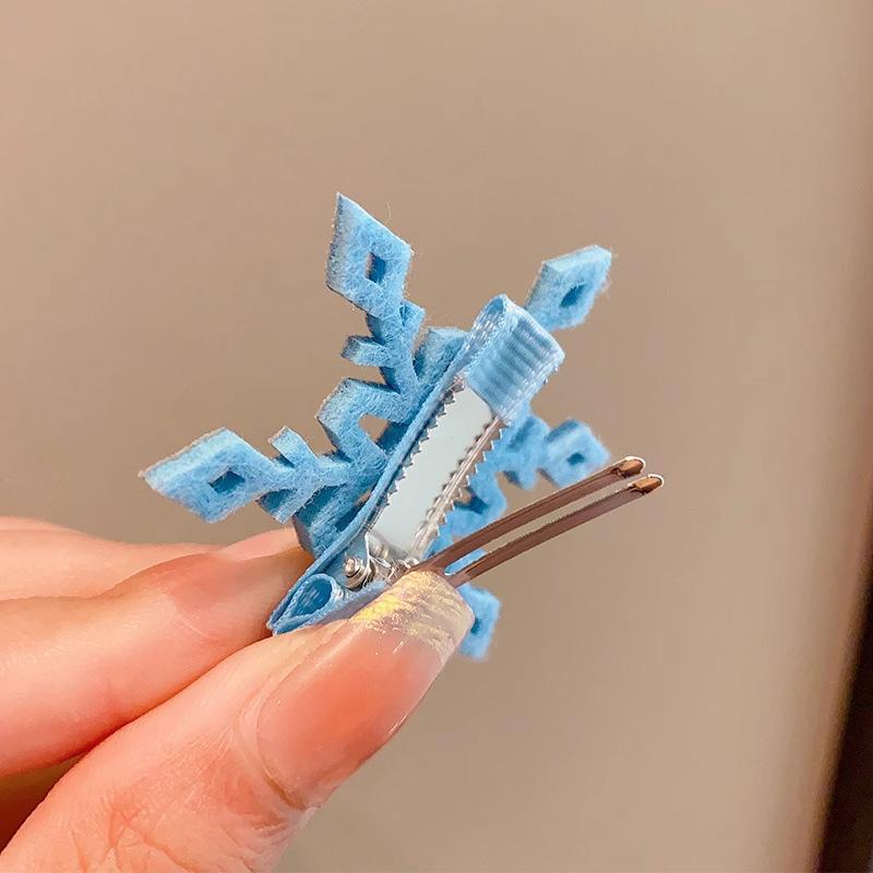Открытка для волос Snow Snow, новая детская заколка для волос, аксессуары для волос принцессы Эльзы, боковая заколка для девочек, заколка для маленькой девочки