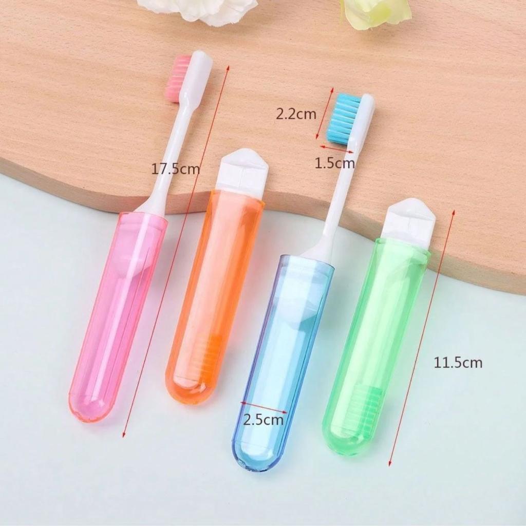 3 шт. портативная складная зубная щетка для путешествий с супер мягкой щетиной, складная зубная щетка для путешествий, кемпинга, пешего туризма, отдыха на природе, легко брать с собой зубную щетку