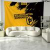 Wolverhampton Wanderers Wall Tapestry Aesthetic Wall Hanging Printed Fabric Blanket Decorative Tapestries for Bedroom Living Room Home Decor