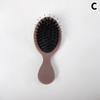 1Pc Oval Boar Bristle & Nylon Hair Comb Mini Anti-Static Hair Scalp Massage Comb Hairbrush Salon Hair Care Brush Styling Tool