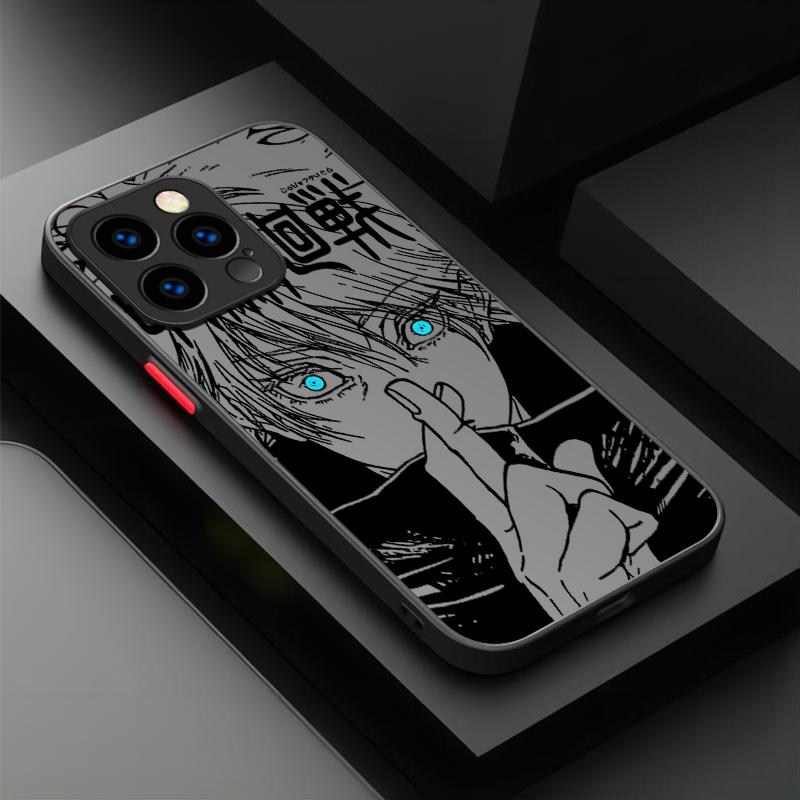 Чехол для iPhone 17 Air 15 16E 16 14 13 12 11 Pro Max XR 7 8 Plus SE 2020 с изображением Годжо Сатору и Сукуны из аниме Магическая битва, Жесткий чехол