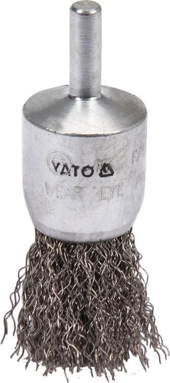 Front Brush With 25Mm Stainless Steel Shank Yt-47496 Yato