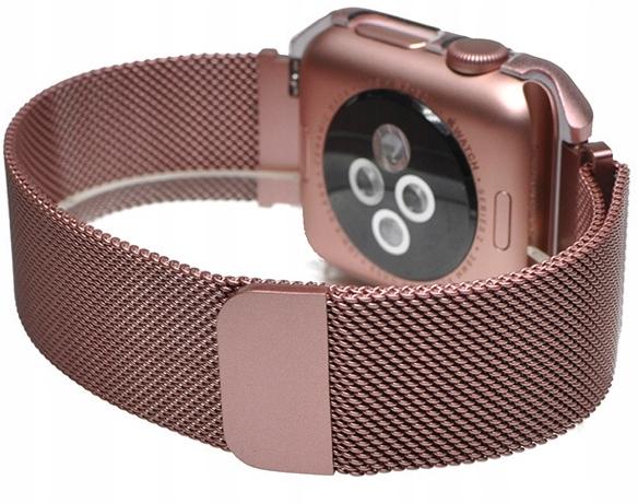 Apple Watch Metal Bracelet Strap Case Protection 40mm Rose Gold