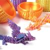 New 3D Printed Dinosaur Flying Dragon Ornament Articulated Joints Gradient Color Wings  Gift Handicraft Moving Parts Home Decor