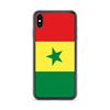 Coque iPhone - Drapeau Sénégal - iPhone XS Max - Souple - Multicolore - Verticale