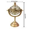 Настольные часы с компасом из латуни 13,97 см