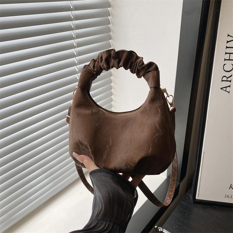 Сумка 2025 лето новая мода цепочка сумка-мессенджер французская простая мода персонализированная сумочка сумка-пельмень