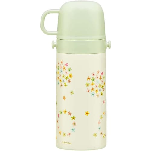 Skater Children's Water Bottle, 2-Way, 420ml (Direct Drinking) or 350ml (Cup Drinking), Kuma No Gakkou (The Bears' School) Design, Small Capacity, Sta