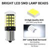 2 шт. 1156 BA15S P21W BAU15S PY21W 7440 W21W P21/5W 1157 BAY15D 7443 Белые светодиодные лампы 54smd CanBus Лампа Задний ход Указатель поворота