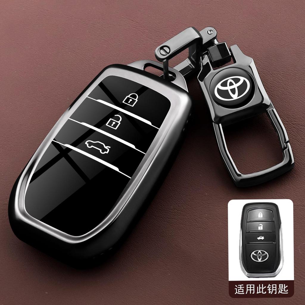 EBN5 Car Key Case Cover For Toyota CHR Hilux Fortuner Land Cruiser 200 Camry Corolla Crown RAV4 Highland