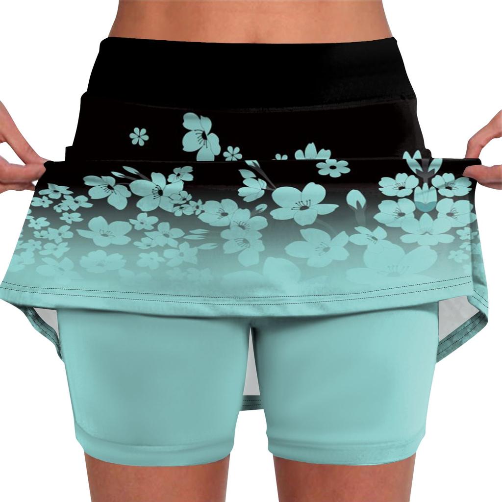 Эластичные брюки-кюлоты для йоги для женщин, спортивные шорты с принтом, легкие узкие однотонные бегуны с высокой талией