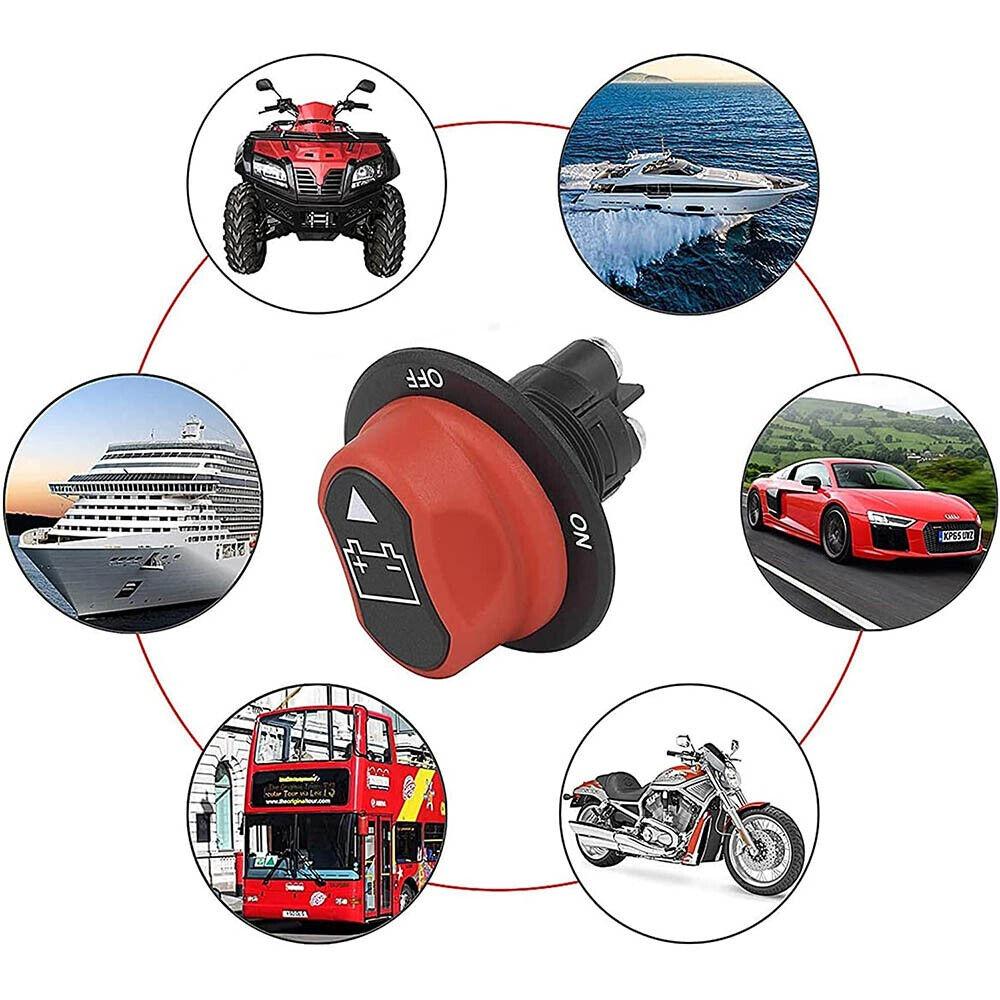 12v Motorbike Marine Boat Battery Switch Circuit Breaker Parts Isolator Cut Off Car Knob