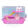 Large Three Layers Hamster Cottage Cage with Silent Running Wheel Slide House for Hamster Pet