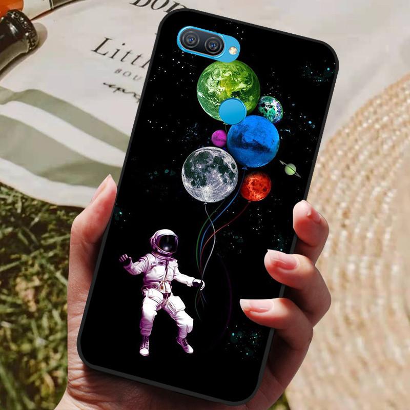 For OPPO A12 Case Flower Protective Back Cover For OPPO A12 CPH2083 CPH2077 astronaut Soft Silicone Phone Fundas A 12 Bumper