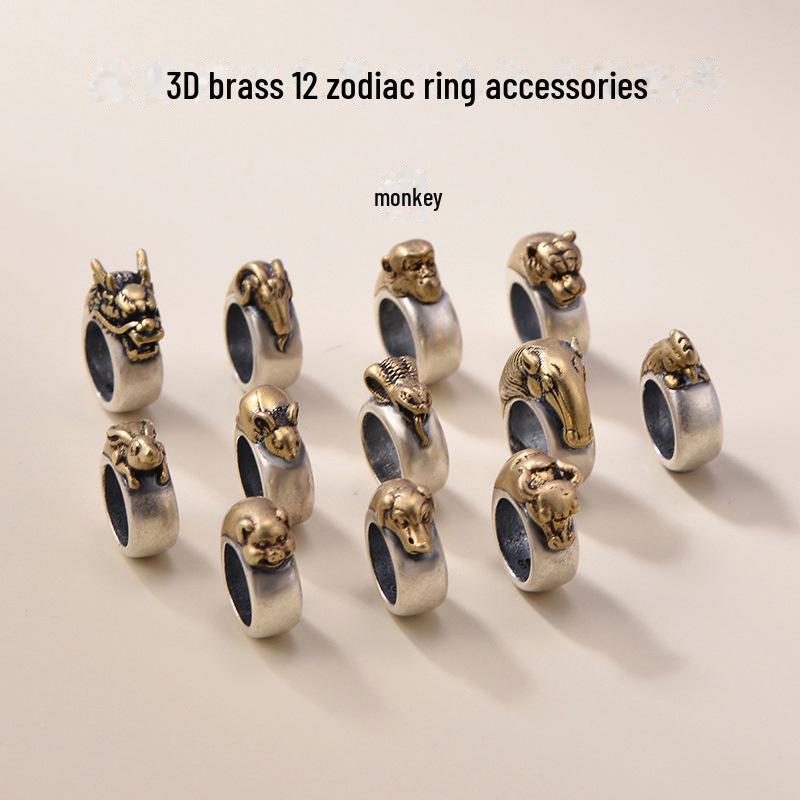 Ancient Style Zodiac Bead Bracelet DIY Accessories