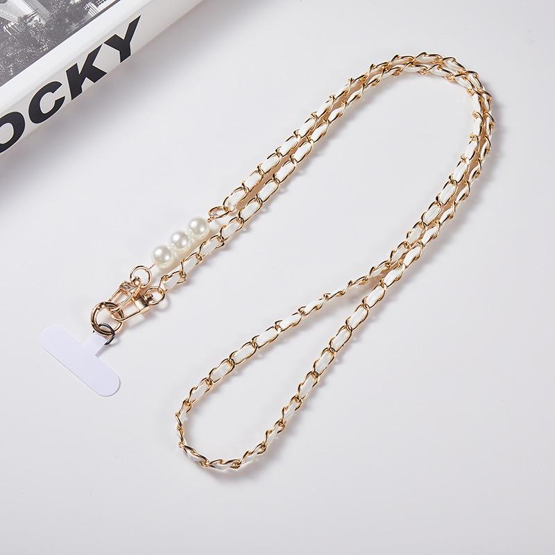 Metal Phone Chain Crossbody Short Phone Strap Lanyard