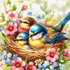 Static Window Sticker Decorative Bird Sticker Waterproof Scratch-Resistant Removable Sticker for DIY Home
