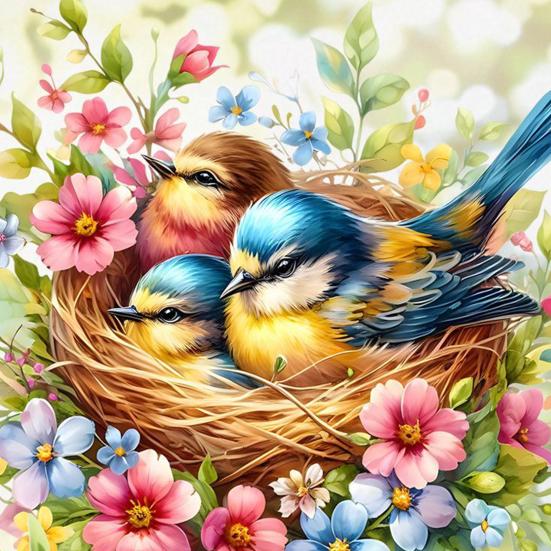Static Window Sticker Decorative Bird Sticker Waterproof Scratch-Resistant Removable Sticker for DIY Home