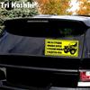 Tri Koshki Kcs490, я не боюсь никакой инфекции, автомобильная наклейка, ПВХ наклейки 4x4, внедорожная наклейка на автомобильный внедорожник, бампер, стена для ноутбука