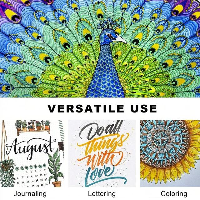 12/24/36/60/120/168 цветов акварельные маркеры с двойным наконечником акварельные маркеры для рисования для раскрашивания