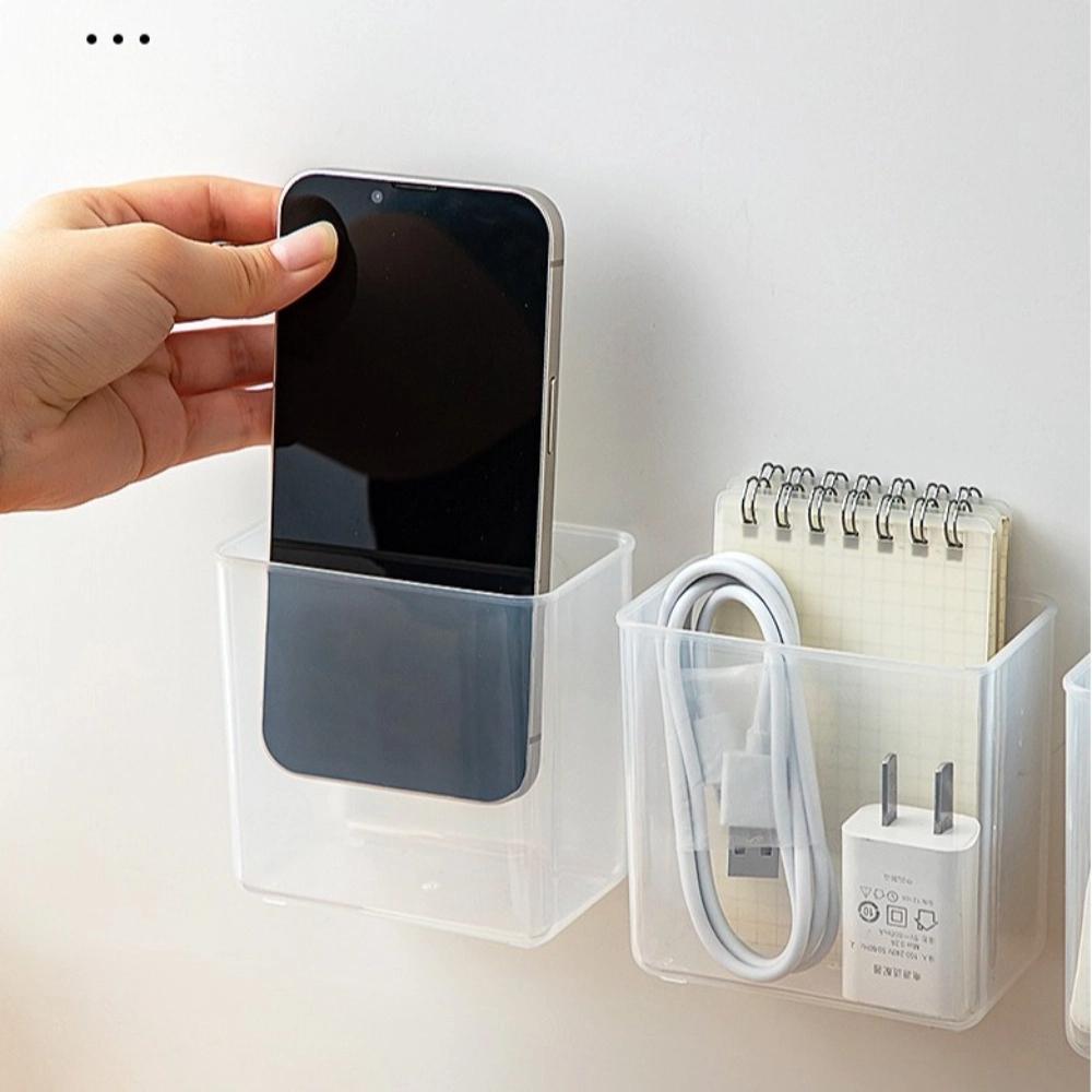 Lightweight Wall-mounted Storage Box Transparent PP Transparent Box  Bathroom Storage