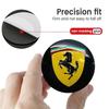 New 4PCS/Set For Ferrari Horse Donkey Badge Emblem Car Wheel Hub Center Cap Rim Cover Decoration Stickers Accessories TH8