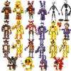 MOOXI FANF Хоррор Игра Ролевые Утки Фокси Кролик Медведь MOC Кирпичи Модель Набор DIY Диорама Детские Игрушки Набор Строительных Блоков Подарок Взрослому