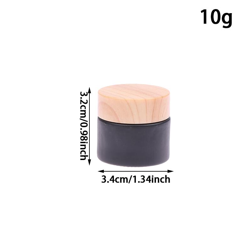 Пустые банки из матового стекла, банка для крема, косметический контейнер с крышкой, стеклянная бутылка 5-100 г, контейнер для макияжа, дорожные косметические банки