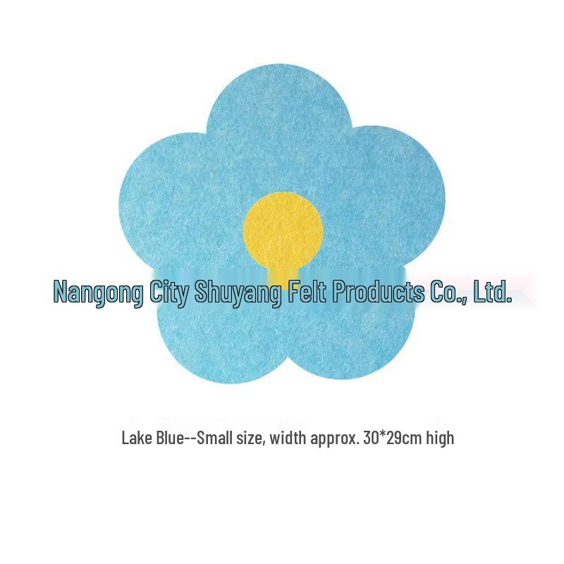 Colorful Flower Cork Felt Soundproof Panel for Creative Kindergarten Decoration and Photo Wall