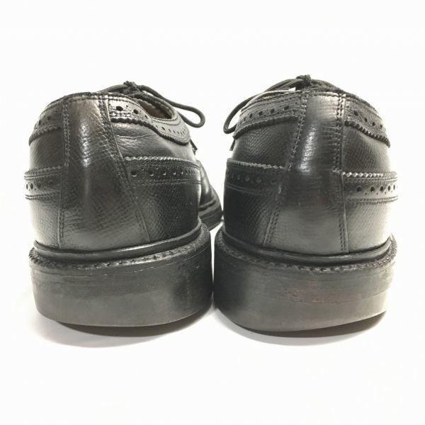 Винтажные туфли FLORSHEIM Kenmoor с крылышками, 80-е, черные, размер примерно. 28.529.5(ИСПОЛЬЗОВАЛ)