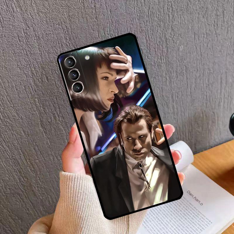 Чехол для телефона с постером фильма «Криминальное чтиво» для Samsung Galaxy S25 S26 Ultra S20 S21 S22 S23 S24 S10 Plus S24 FE S25 FE