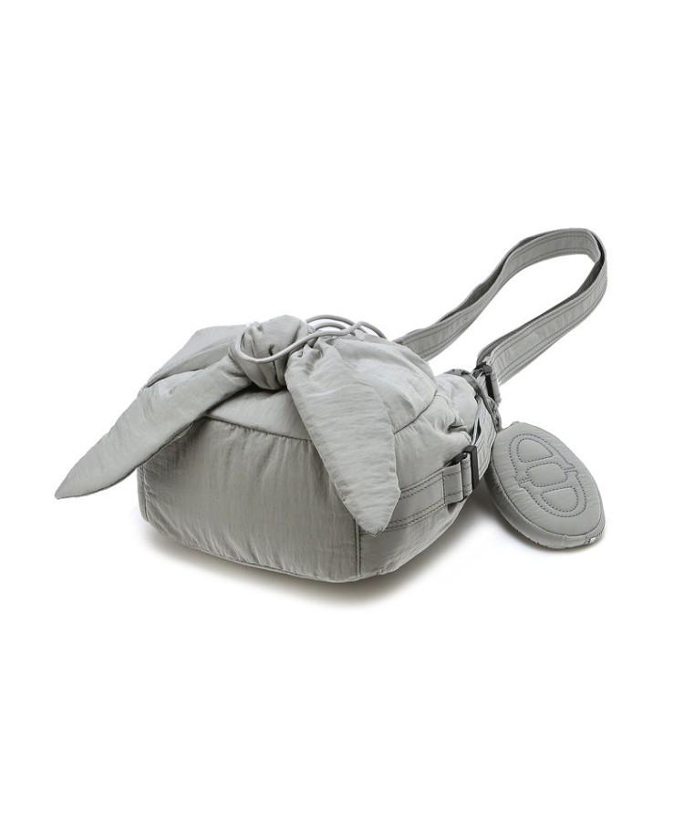Athe Vanessabruno [Ruban] Gray Ribbon Petite Backpack And Shoulder Bag Mini Aaba5F941G2